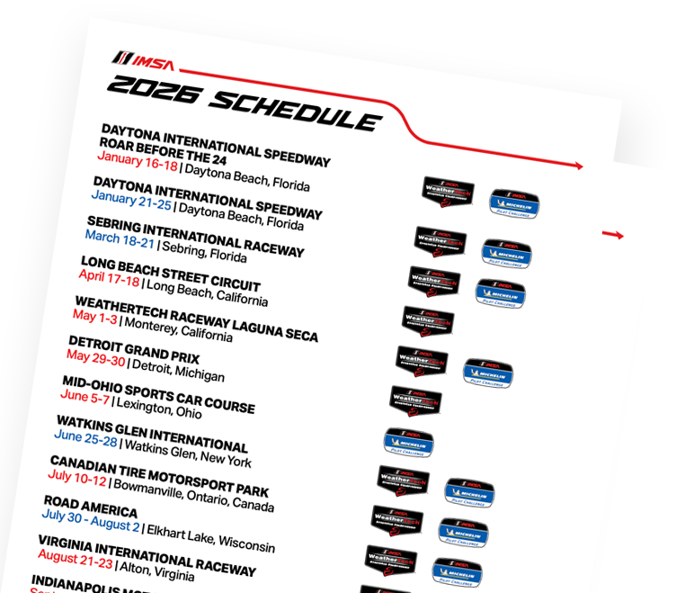 IMSA Race Schedule