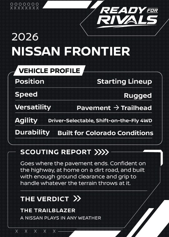 Nissan Frontier stats