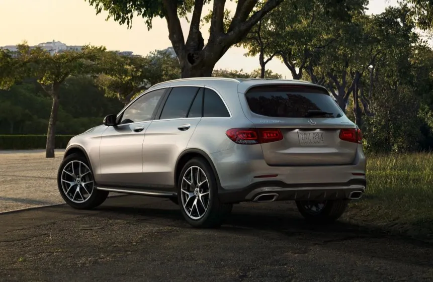 Silver Mercedes SUV