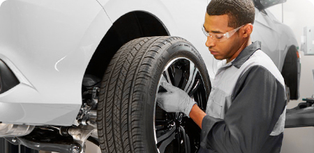 Tire replacement service